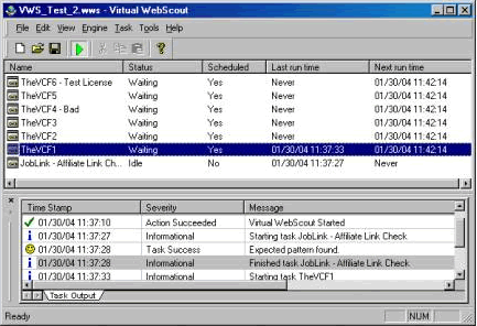 The Virtual Consulting Firms Virtual WebScout Internet Monitoring Software